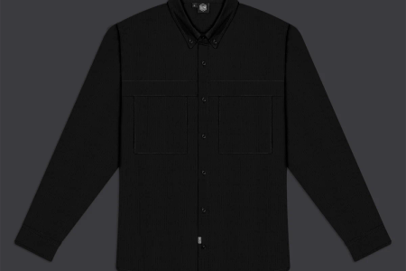 Cotton Ripstop Shirt Black 