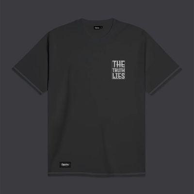 The Truth Lies Tee Grey