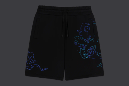 Lugia Sweatshorts Black