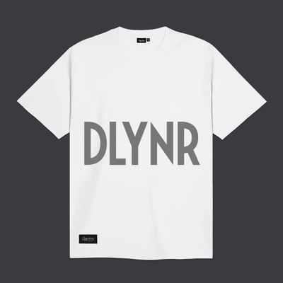 DLYNR Box Logo Tee White